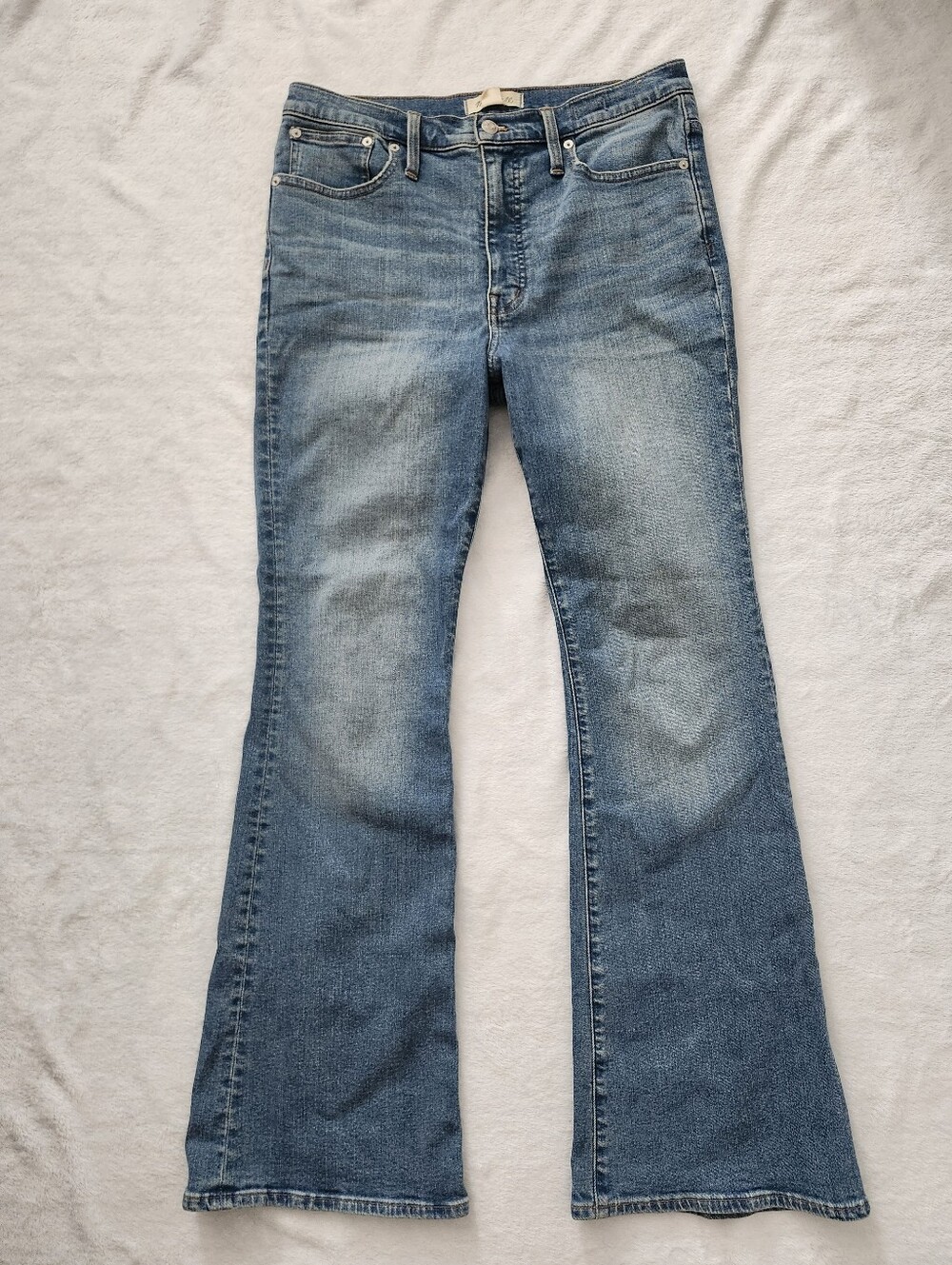 MADEWELL Skinny Flare Boho Retro Indie Sleeze Medium Washed Fade Jeans Size 30